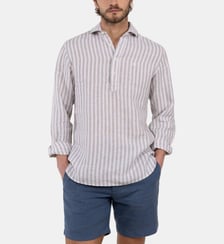 Chemise droite en lin El Ganso