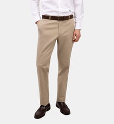 Pantalon droit en coton El Ganso