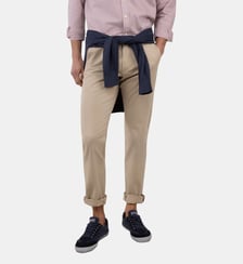 Pantalon chino droit en coton El Ganso