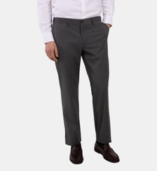 Pantalon de costume droit en laine mélangée El Ganso