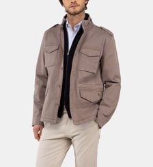 Veste de terrain droit en coton mélangé El Ganso