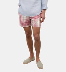 Short de bain nylon rayé El Ganso
