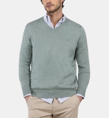 Pull droit en coton El Ganso