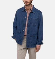 Surchemise droite en denim El Ganso