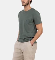 T-shirt droit coton flammé El Ganso
