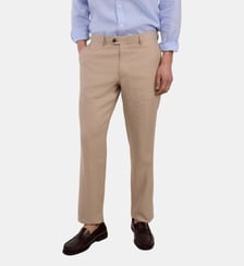 Pantalon droit en lin El Ganso