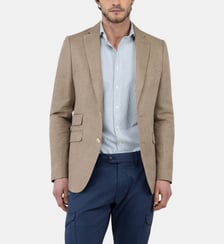 Veste droite en lin El Ganso