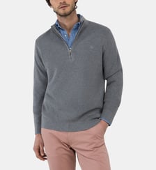 Pull polo droit en coton  El Ganso