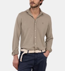 Chemise droite en coton signature El Ganso