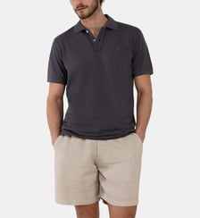 Polo droit en coton signature El Ganso