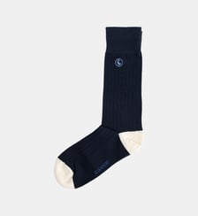Chaussettes classiques en coton côtelé El Ganso