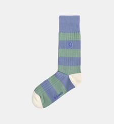 Chaussettes classiques en coton à rayures El Ganso