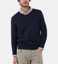 Pull droit col V El Ganso