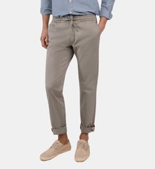 Pantalon droit en coton El Ganso