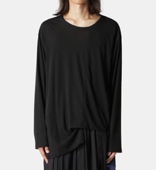 T-shirt ample fluide manches longues Yohji Yamamoto
