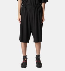 Short ample en coton et lin Yohji Yamamoto