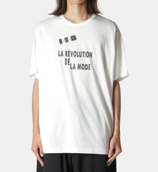 T-shirt droit signature à imprimé Yohji Yamamoto
