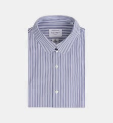 Chemise semi ajustée coton rayé Figaret