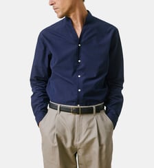 Chemise droite en coton Carl Figaret