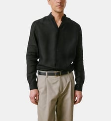 Chemise droite en lin Carl Figaret