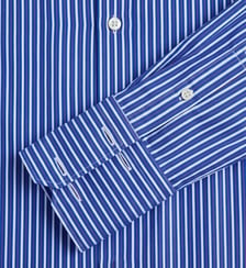 Chemise semi ajustée coton rayé Figaret
