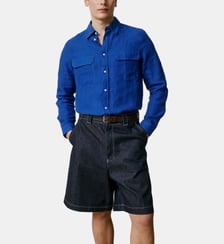 Chemise droite Florian en lin Figaret