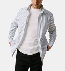 Chemise droite rayée Gaspard Figaret