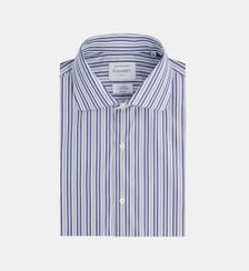 Chemise droite en coton à rayures Figaret