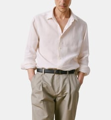 Chemise droite Je T'aime en lin Figaret