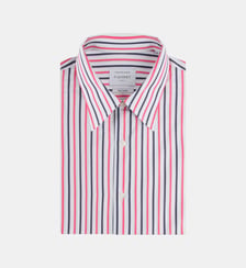 Chemise droite en coton à rayures Figaret