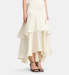 Jupe longue Maxi Haniya satinée Anna October