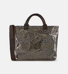 Sac cabas Bianca léopard plastifié  Galeries Lafayette