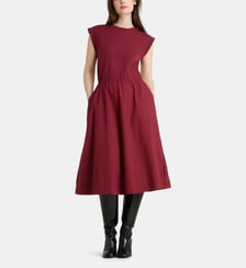 Robe Fanion mi longue sans manches coton  Galeries Lafayette