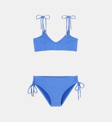 Maillot de bain 2 pièces lurex mélangé Lison
