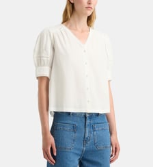 Top Aruba Ruch coton  Galeries Lafayette