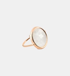 Bague en or rose et pierre de lune Ginette Ny