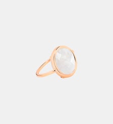 Bague en or rose et pierre de lune Ginette Ny
