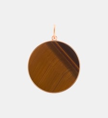 Pendentif - Jumbo ever en or rose et œil de tigre Ginette Ny
