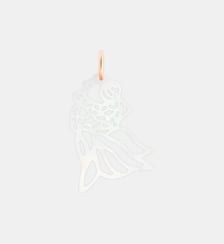 Pendentif - Goldfish MOP en or rose et nacre blanche Ginette Ny