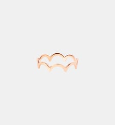 Bague anneau en or rose Ginette Ny