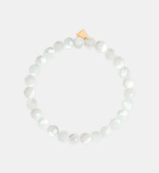Bracelet en perles de nacre blanche Ginette Ny