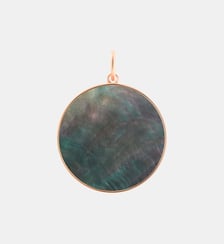 Pendentif - Jumbo ever en or rose et nacre noire Ginette Ny