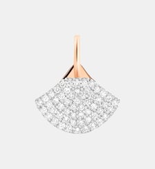 Pendentif en or rose et mini diamants Ginette Ny
