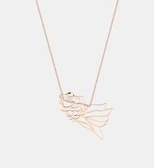 Chaine en or rose - petit poisson Ginette Ny