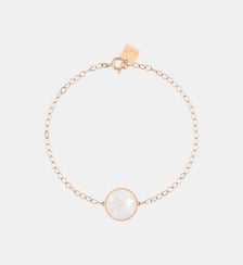 Bracelet en or rose et pierre de lune  Ginette Ny