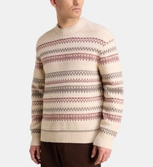 Pull Takard en laine et nylon à jacquard Galeries Lafayette