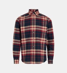 Chemise droite Tiflaro 1 tartan coton Galeries Lafayette