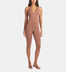 Pantacourt ajusté taille basse Skims