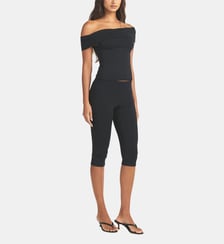 Pantacourt ajusté taille basse Skims