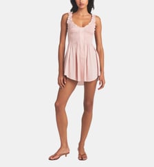 Mini robe en coton mélangé coupe fluide Skims